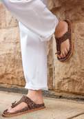 Mika Chestnut Leo Suede Women's Sandals Free People
