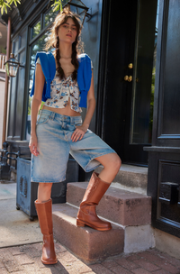 Blaze Pull on Boot Vintage Tan Leather Women's Boots Free People