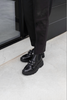 Women's lug sole boot DALIA DELICE BLACK by REGARDE Le CIEL