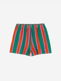 Terry Short Multicolor Stripes Women's Bottoms Bobo Choses