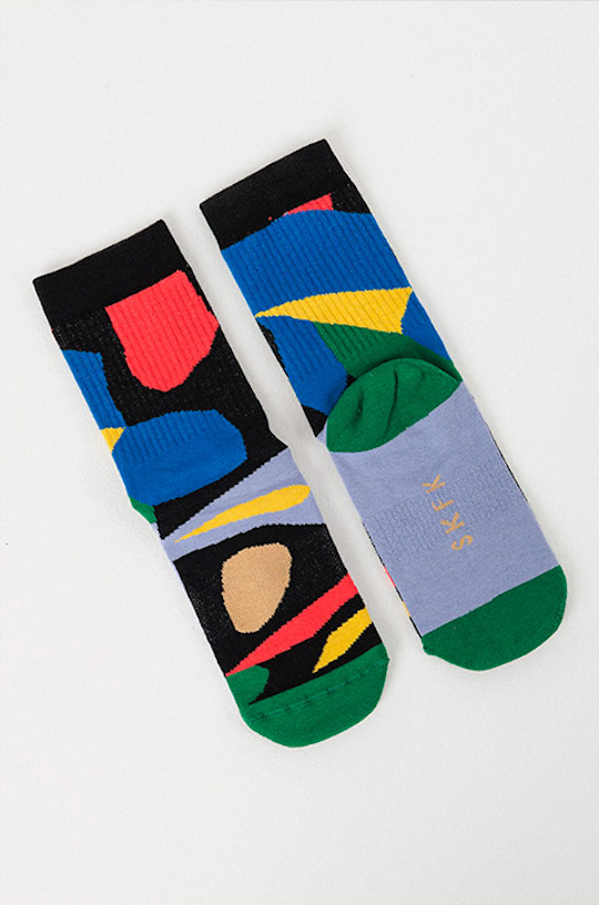 Epel Socks Gifts + Accessories Socks SKFK EPELSOCK-ABSTRACT Black Abstract Multi
