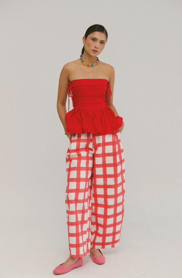 Jacinta Top Cherry Women's Tops Sixxta