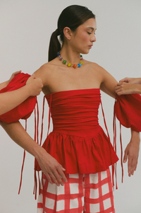 Jacinta Top Cherry Women's Tops Sixxta