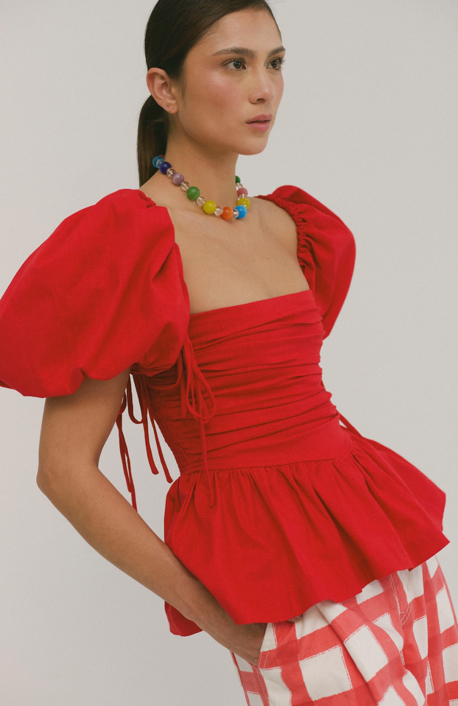 Jacinta Top Cherry Women's Tops Sixxta