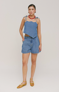 Celebration Top Classic Denim Women's Tops Sixxta