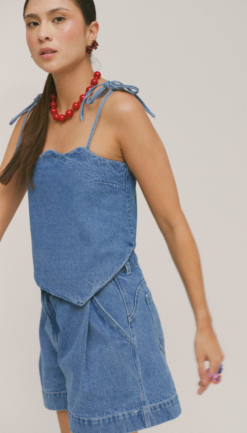 Celebration Top Classic Denim Women's Tops Sixxta