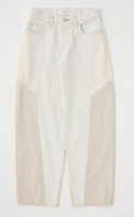 Micco Remake Tapered White Women's Bottoms Moussy Denim