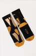 Epel Socks Gifts + Accessories Socks SKFK EPELSOCK-OKRA Geometric Okra