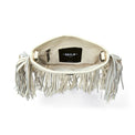 Free Spirit Fringe Saddle Bag Cream Gifts + Accessories Bags Think Royln