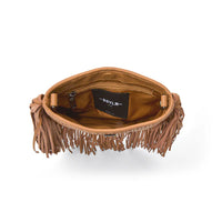 Free Spirit Fringe Saddle Bag Terracotta Gifts + Accessories Bags Think Royln