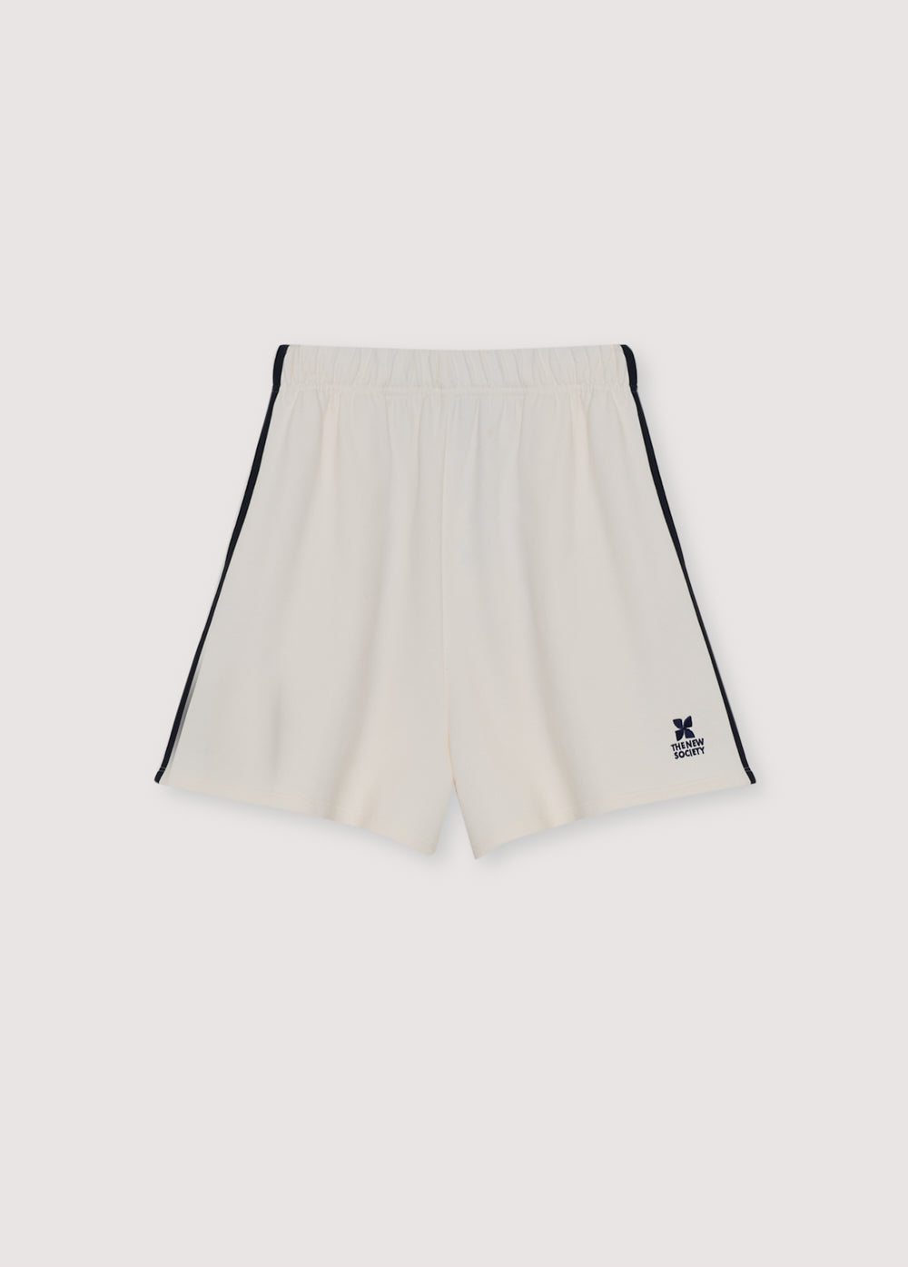 TNS Logo Woman Short Ecru Women's Bottoms The New Society