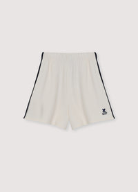 TNS Logo Woman Short Ecru Women's Bottoms The New Society