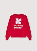 TNS Logo Woman Sweatshirt Tulip Red Women's Tops The New Society