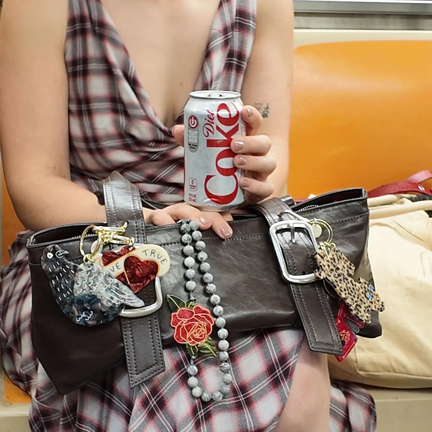 Hand-Painted True Love Bag Charm + Keychain Gifts + Accessories Bag Keychains Solar Eclipse