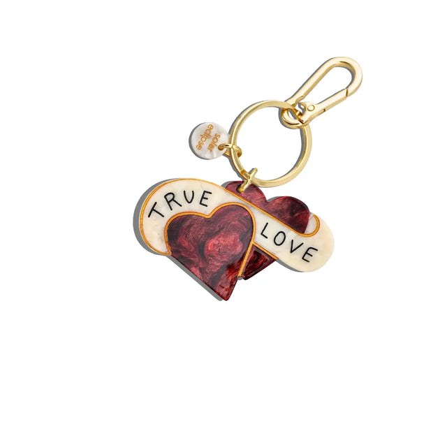 Hand-Painted True Love Bag Charm + Keychain Gifts + Accessories Bag Keychains Solar Eclipse