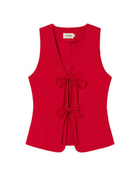 Elise Top Fiery Red Women's Tops Thinking Mu