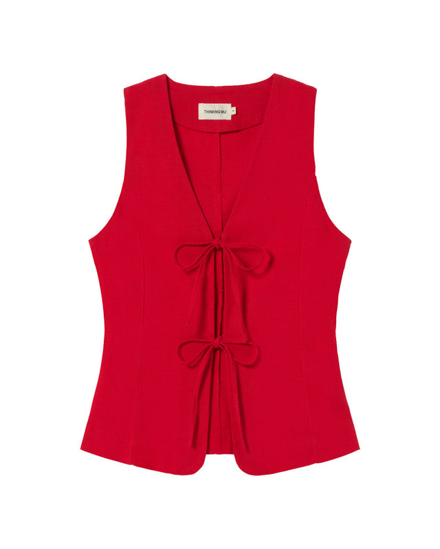 Elise Top Fiery Red Women's Tops Thinking Mu