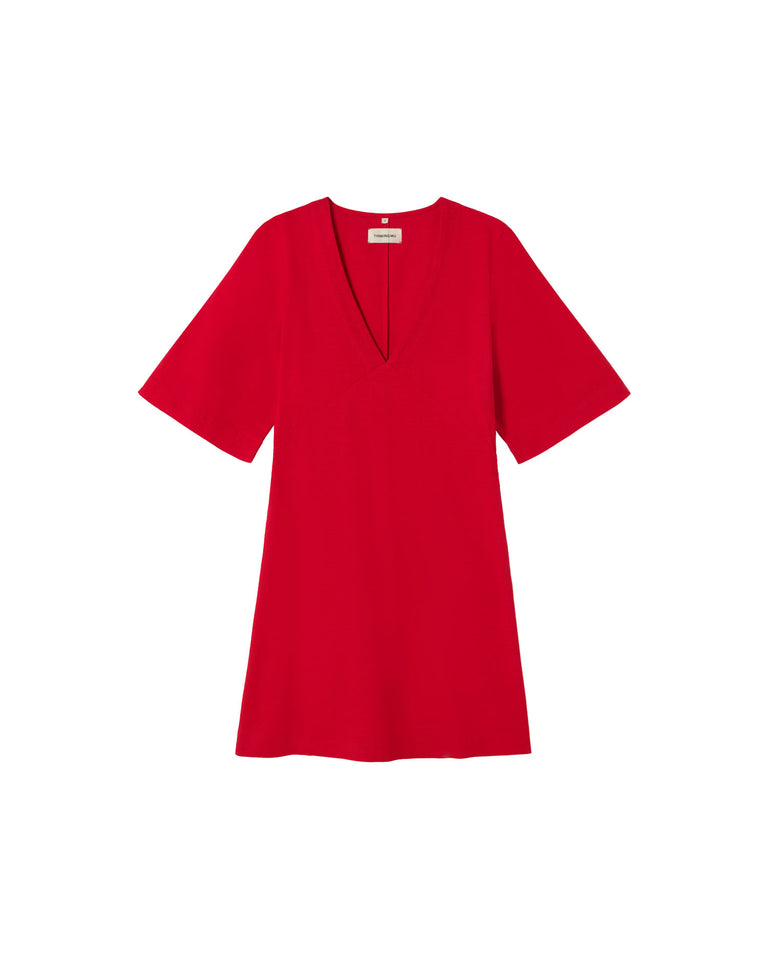 Fiery Red Kim Dress Women's Dresses Thinking Mu