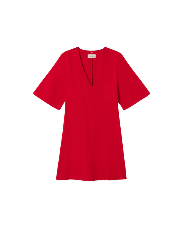 Fiery Red Kim Dress Women's Dresses Thinking Mu