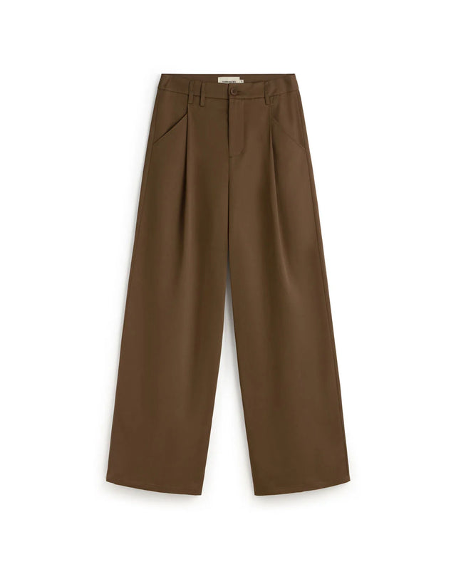 Oak Molly Pant Brown Women's Bottoms Thinking Mu