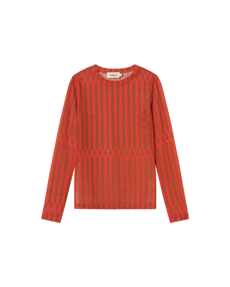 Esque Tere Top Orange Women's Tops Thinking Mu
