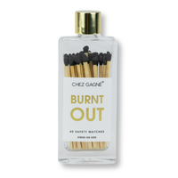 Burnt Out Matches Black Gifts + Accessories Chez Gagné