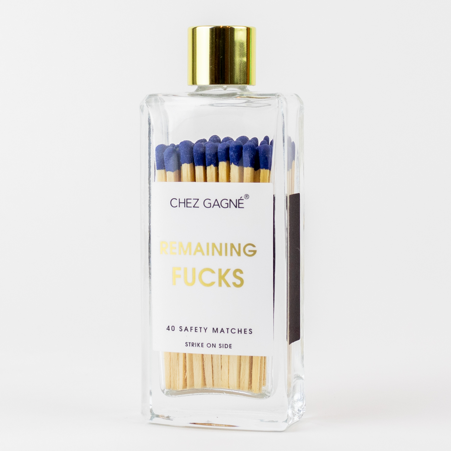 Remaining Fucks Matches Navy Gifts + Accessories Chez Gagné