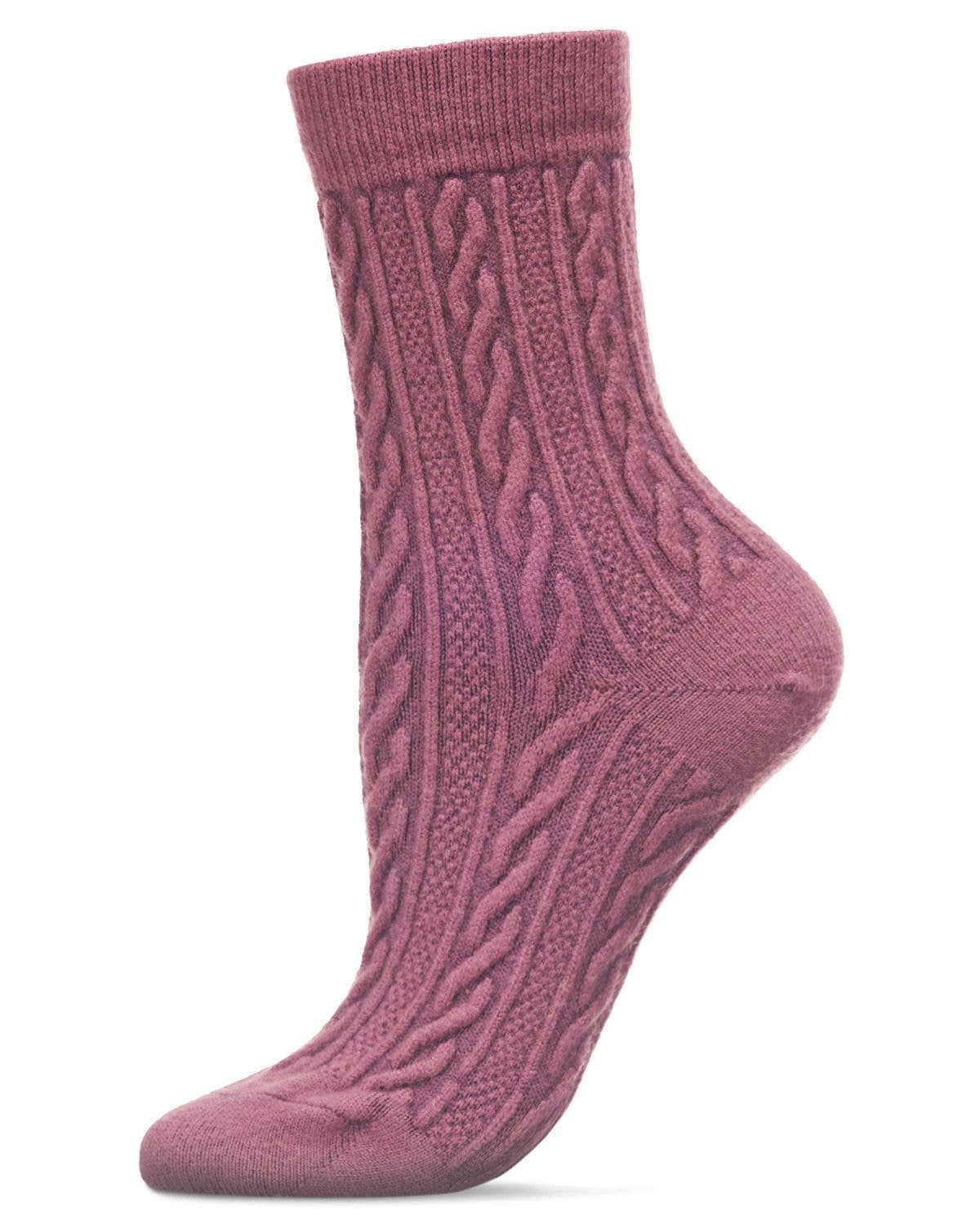 Classic Cable Knit Crew Gifts + Accessories Socks Me Moí
