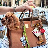 Hand-Painted Mini Ace of Hearts Bag Charm + Keychain Gifts + Accessories Bag Keychains Solar Eclipse