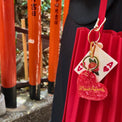 Hand-Painted Ace of Hearts Bag Charm + Keychain Gifts + Accessories Bag Keychains Solar Eclipse