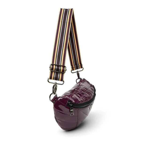 Little Runaway Aubergine Patent Gifts + Accessories Bags Think Royln    