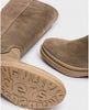 Women's high suede calf boot taupe LUXE TOPO CALF HIGH by Wonders
