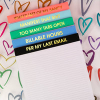 Per My Last Email Notepad Black Gifts + Accessories Chez Gagné