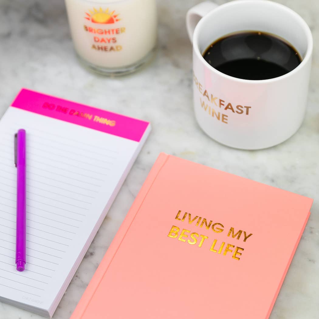 Do The Damn Thing Notepad Bright Pink Gifts + Accessories Chez Gagné