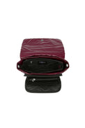 The Muse Glossy Deep Burgundy Gifts + Accessories Bags Think Royln