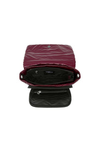 The Muse Glossy Deep Burgundy Gifts + Accessories Bags Think Royln