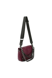 The Muse Glossy Deep Burgundy Gifts + Accessories Bags Think Royln