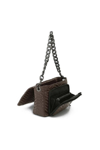 The Muse Glossy Chocolate Gifts + Accessories Bags Think Royln