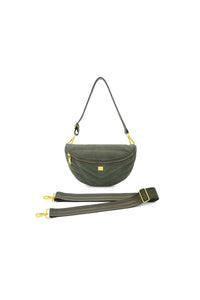 Little Runaway Olive Suede Branch Gifts + Accessories Bags Think Royln