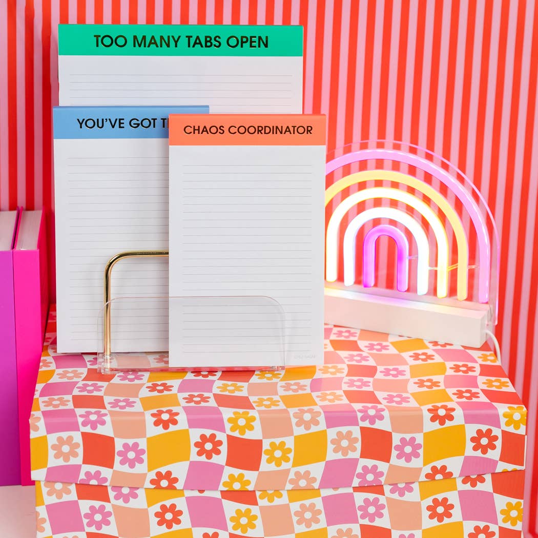 Too Many Tabs Open Notepad Emerald Gifts + Accessories Chez Gagné