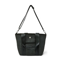 Capri Black Raffia Gifts + Accessories Bags Think Royln