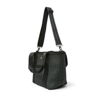 Capri Black Raffia Gifts + Accessories Bags Think Royln