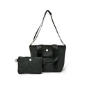 Capri Black Raffia Gifts + Accessories Bags Think Royln
