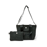 Capri Black Raffia Gifts + Accessories Bags Think Royln