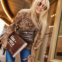 Bum Bag Glossy Chocolate Gifts + Accessories Bags Think Royln