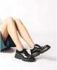 Women's platform lace up loafer REGATA IRATI CUERO by Wonders