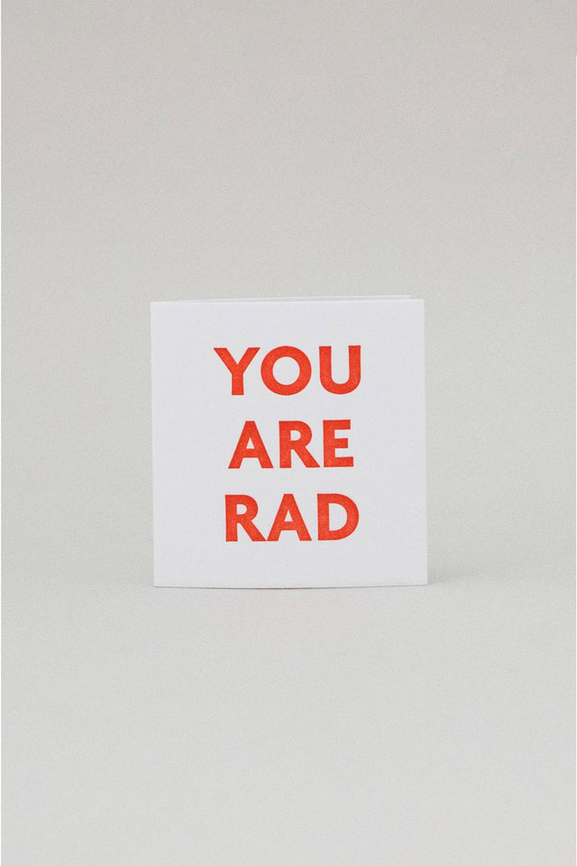 Rad Mini Card Gifts + Accessories Home & Gifts Meshwork Press