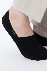 No Shows Premium Terry Black Gifts + Accessories Socks Cloud