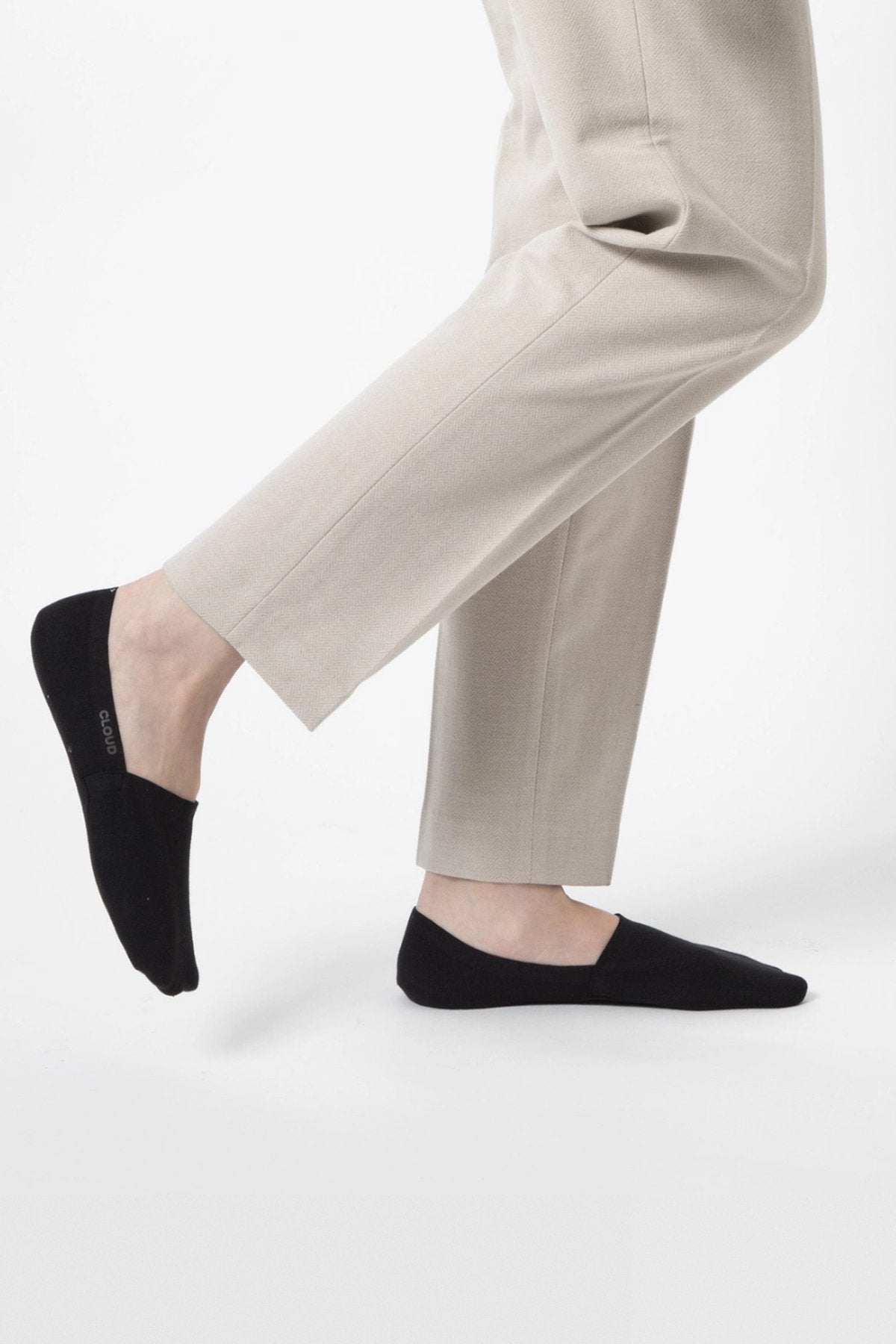 No Shows Premium Terry Black Gifts + Accessories Socks Cloud