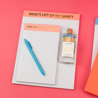 What Was I Doing? Notepad Coral Pink Gifts + Accessories Chez Gagné